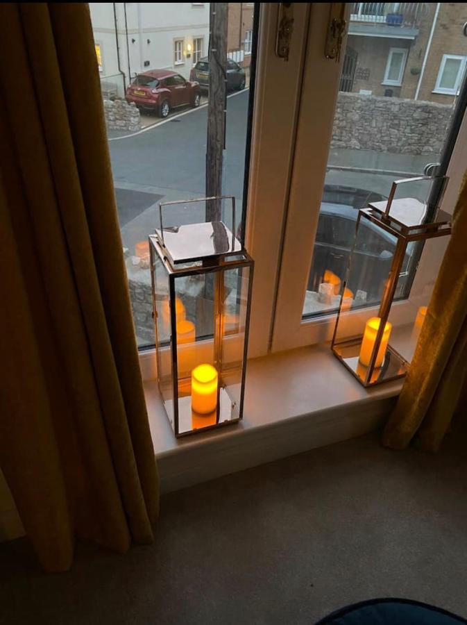 Luxury Modern 1Bed Sea View Apartment Rhôs-on-Sea Exteriör bild